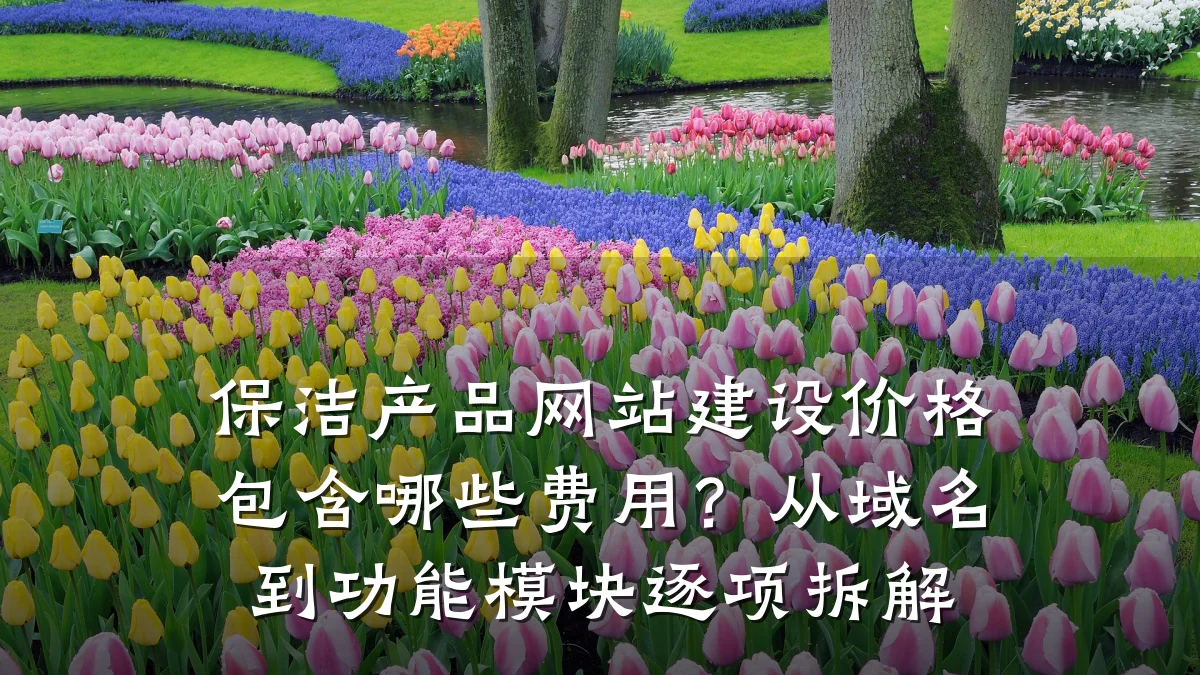 保洁产品网站建设价格包含哪些费用？从域名到功能模块逐项拆解