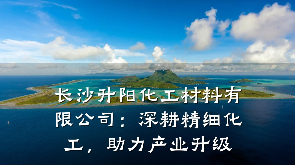 长沙升阳化工材料有限公司:深耕精细化工,助力产业升级