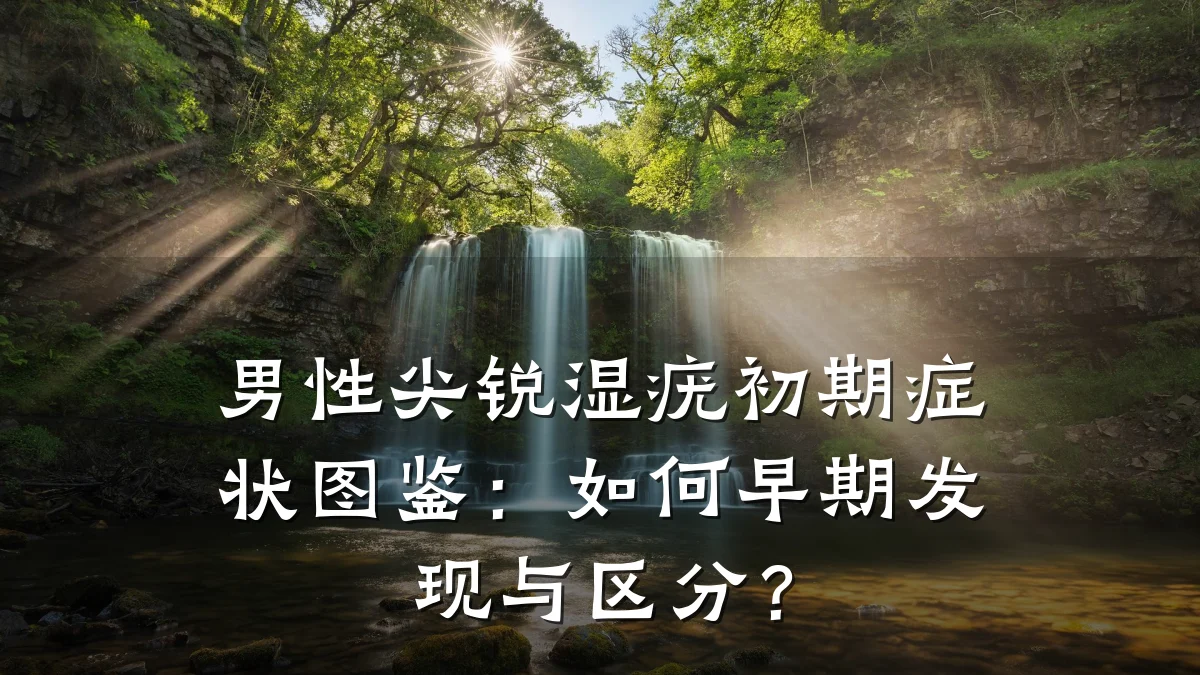 男性尖锐湿疣初期症状图鉴：如何早期发现与区分？