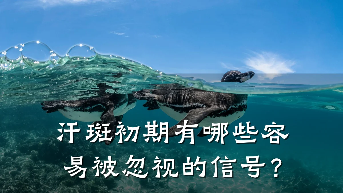 汗斑初期有哪些容易被忽视的信号?