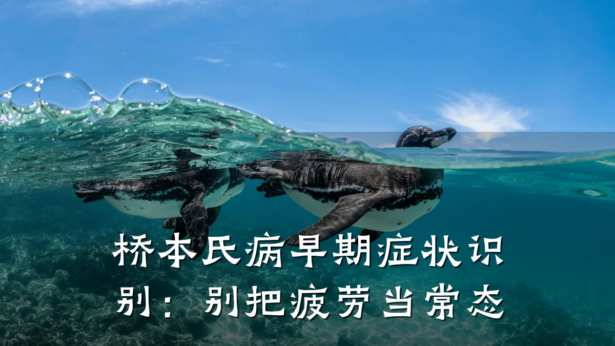 桥本氏病早期症状识别:别把疲劳当常态