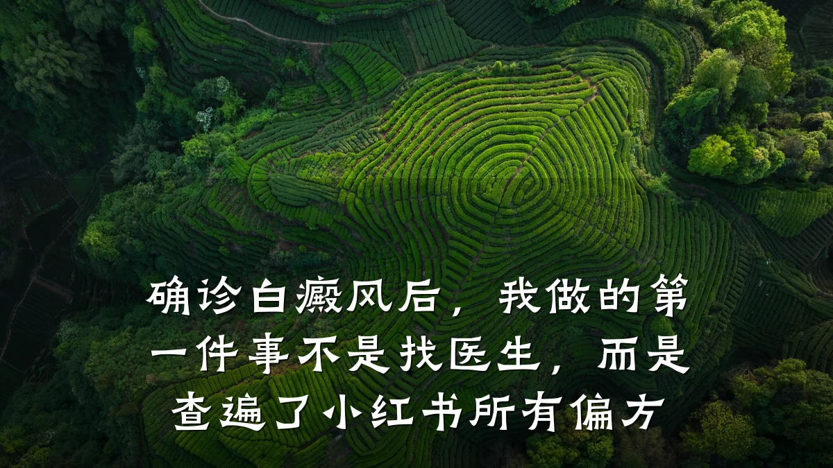 确诊白癜风后,我做的第一件事不是找医生,而是查遍了小红书所有偏方