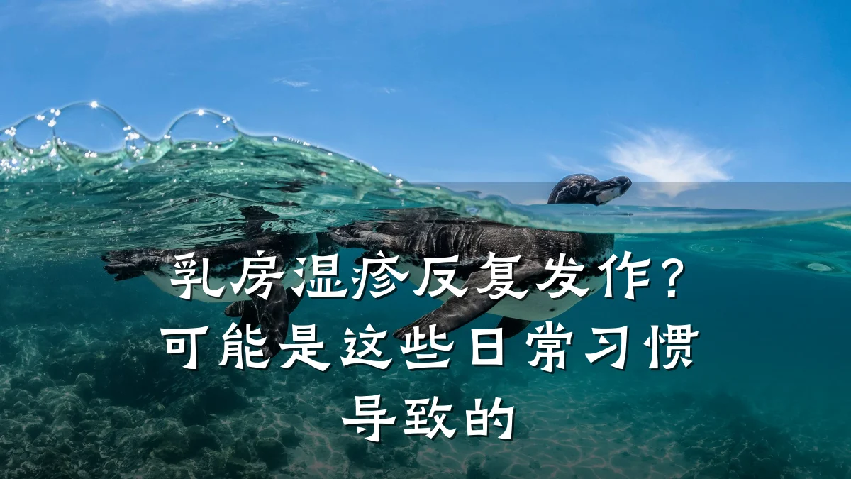 乳房湿疹反复发作?可能是这些日常习惯导致的