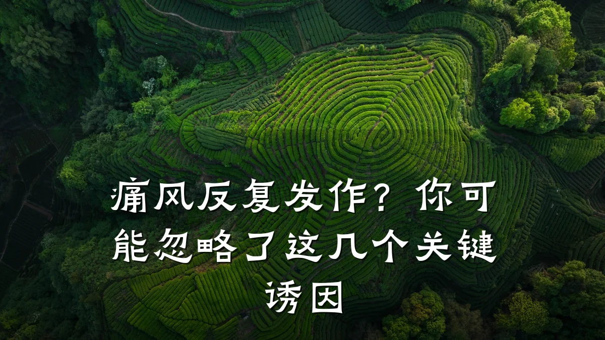 痛风反复发作?你可能忽略了这几个关键诱因