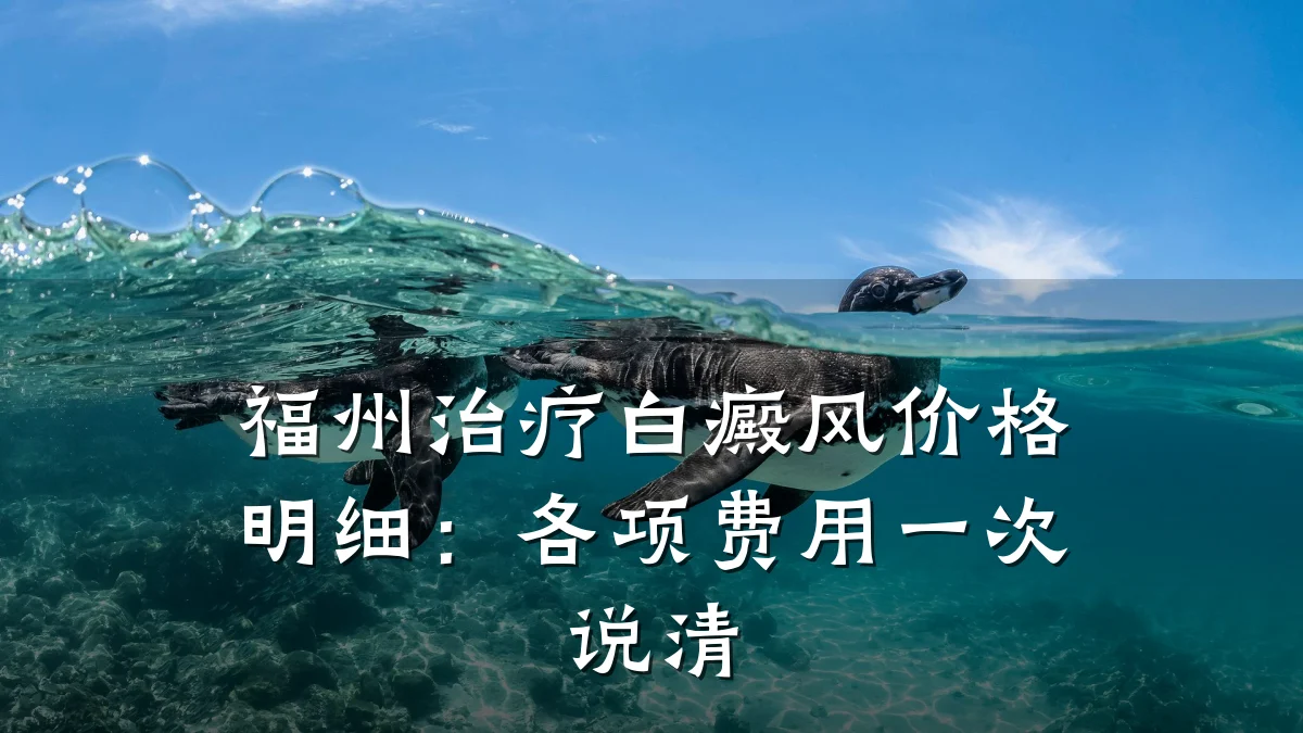 福州治疗白癜风价格明细:各项费用一次说清