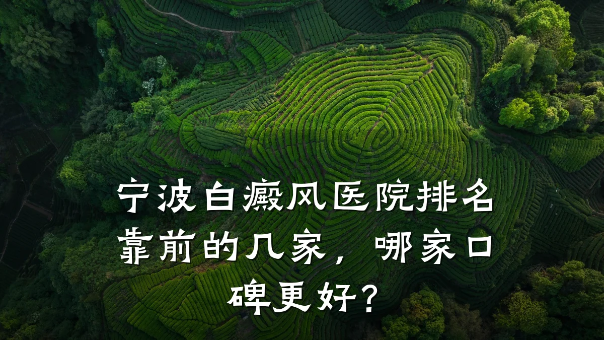 宁波白癜风医院排名靠前的几家,哪家口碑更好?