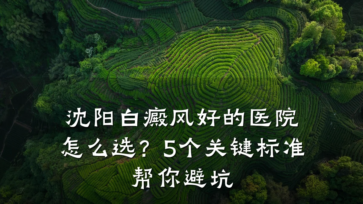 沈阳白癜风好的医院怎么选?5个关键标准帮你避坑