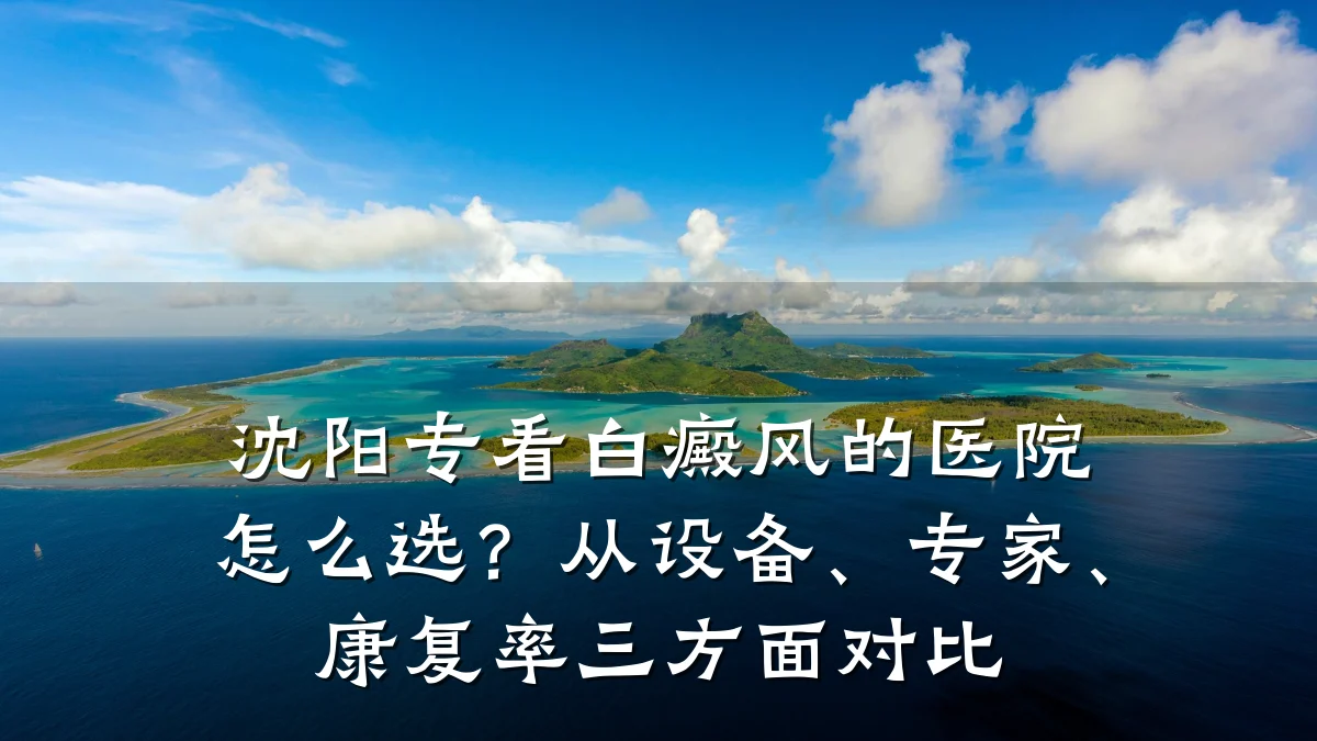 沈阳专看白癜风的医院怎么选?从设备、专家、康复率三方面对比