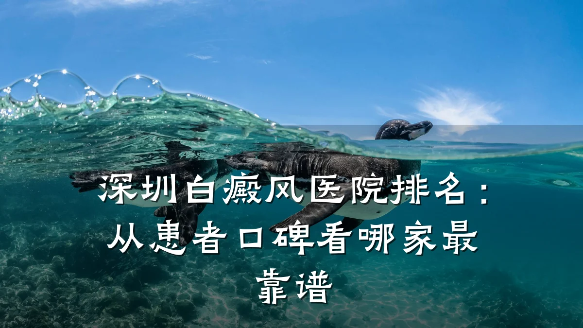 深圳白癜风医院排名:从患者口碑看哪家最靠谱