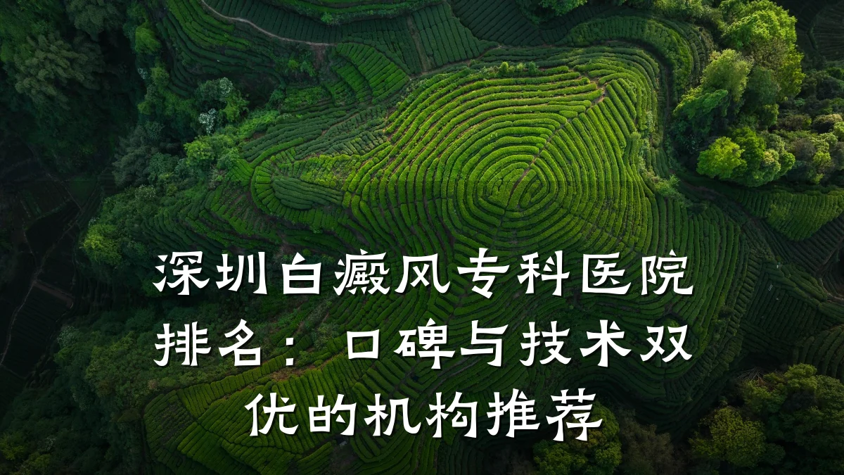 深圳白癜风专科医院排名:口碑与技术双优的机构推荐