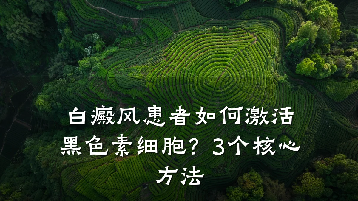 白癜风患者如何激活黑色素细胞?3个核心方法