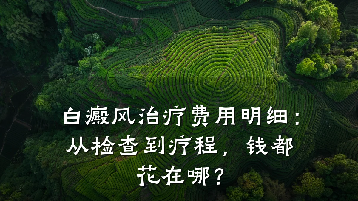 白癜风治疗费用明细:从检查到疗程,钱都花在哪?