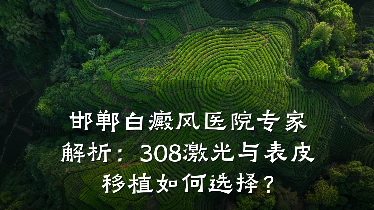 邯郸白癜风医院专家解析:308激光与表皮移植如何选择?