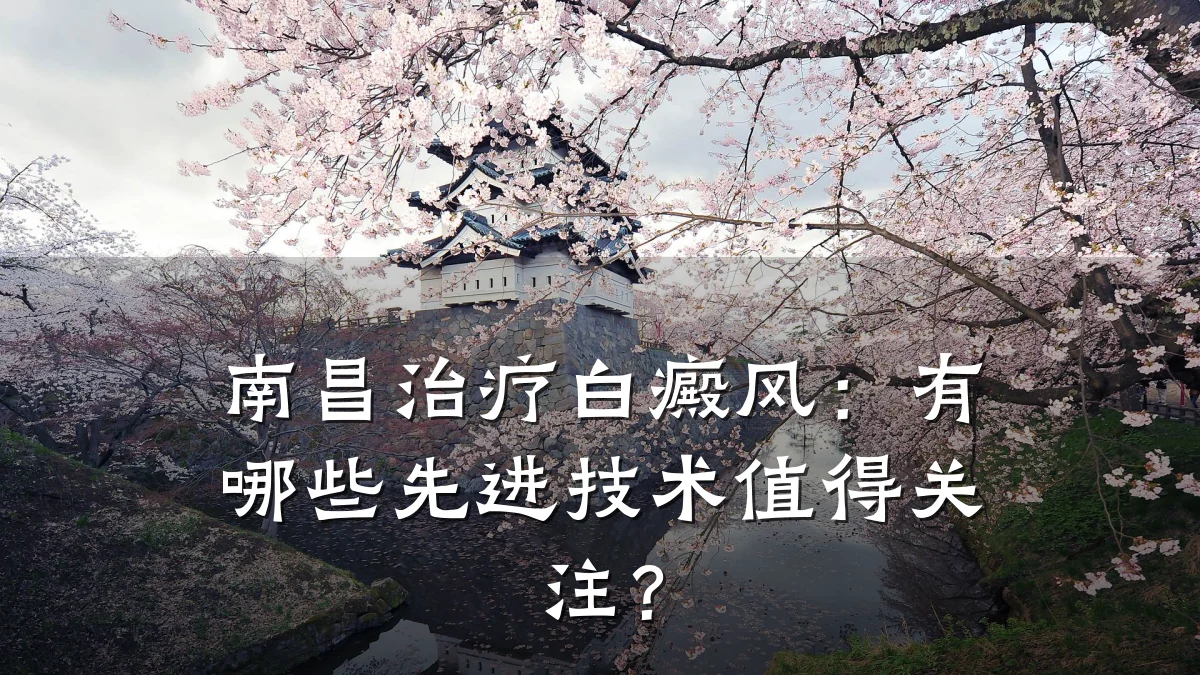 南昌治疗白癜风:有哪些先进技术值得关注?