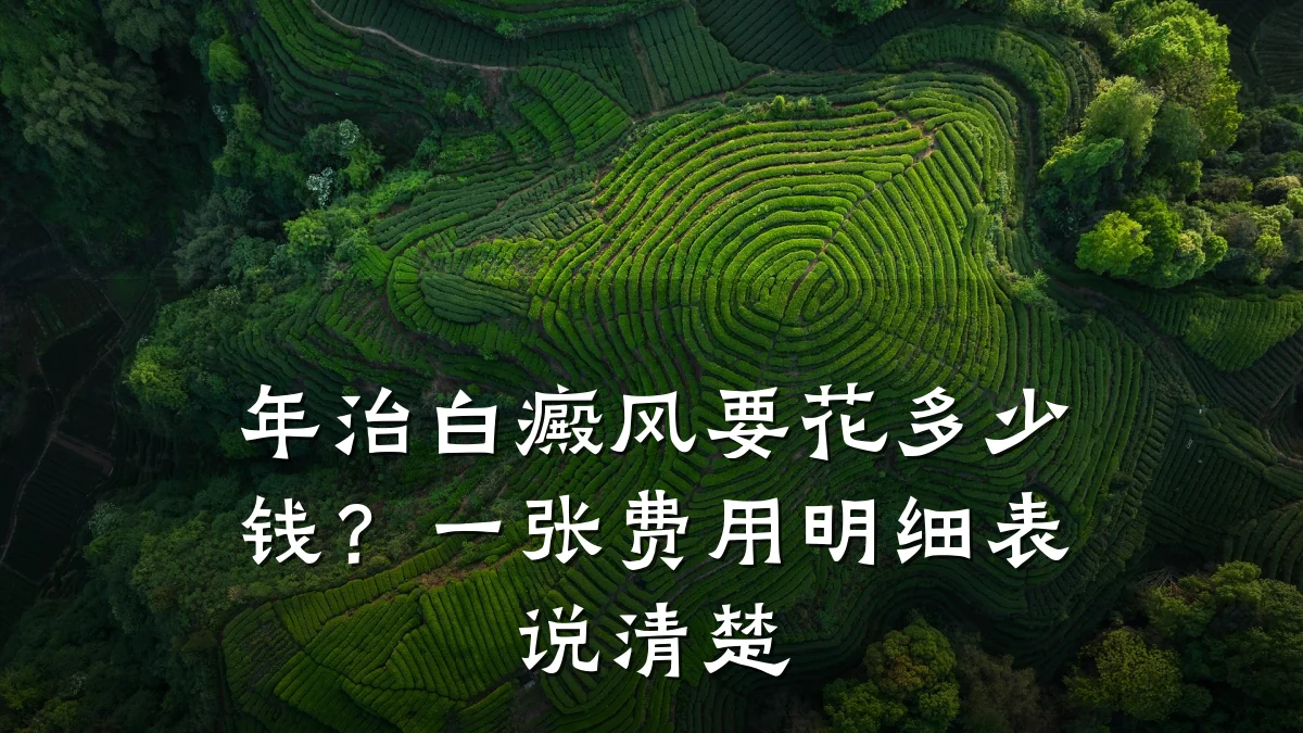 年治白癜风要花多少钱?一张费用明细表说清楚