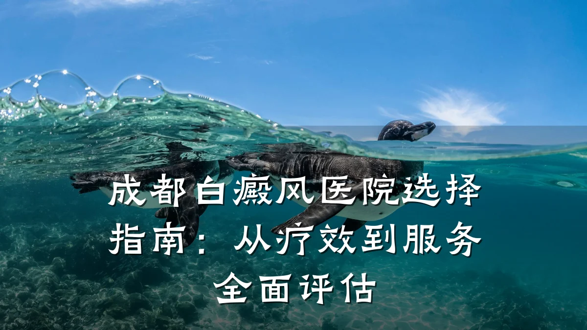 成都白癜风医院选择指南:从疗效到服务全面评估