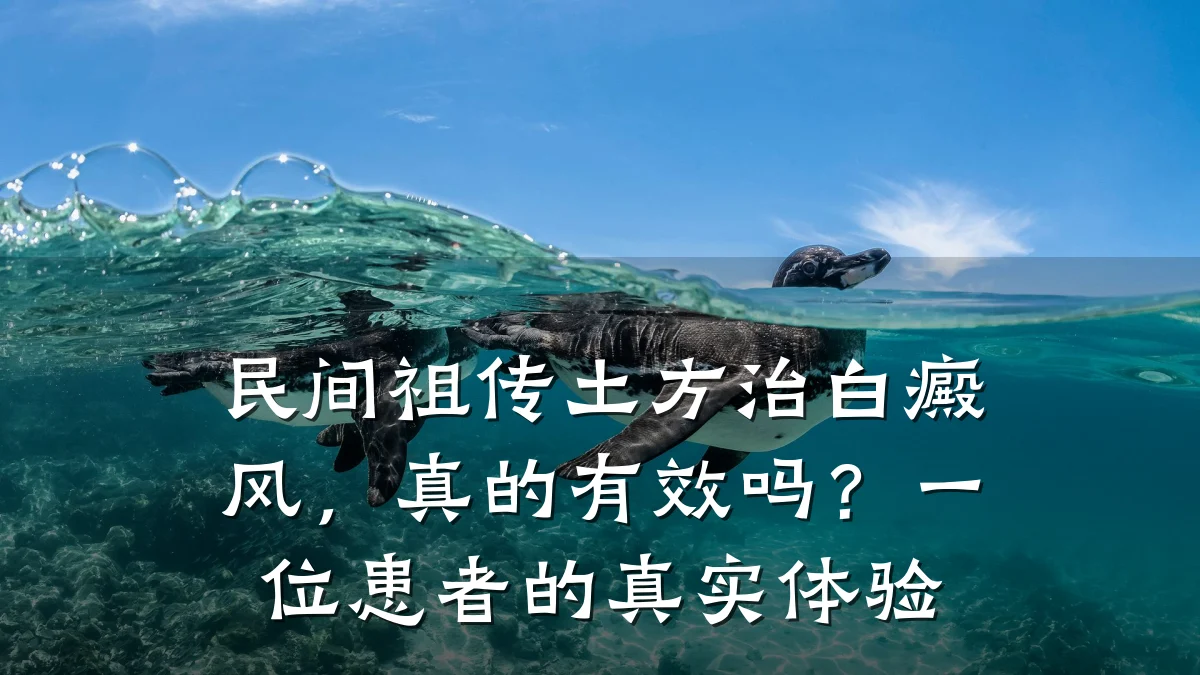 民间祖传土方治白癜风,真的有效吗?一位患者的真实体验