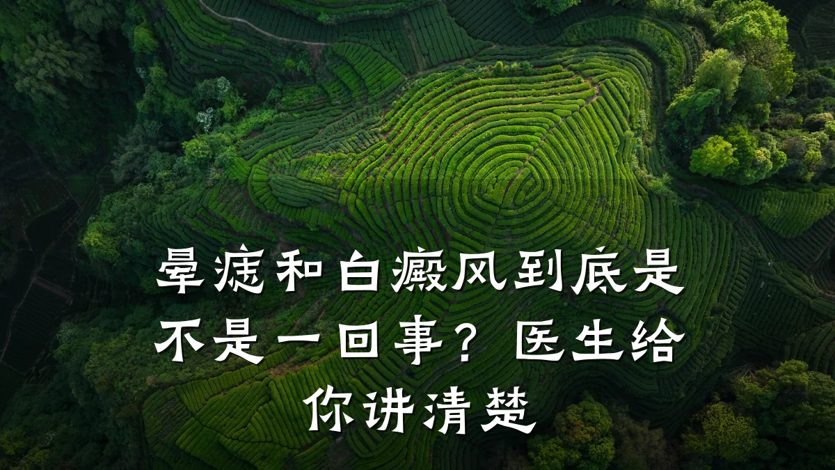 晕痣和白癜风到底是不是一回事?医生给你讲清楚