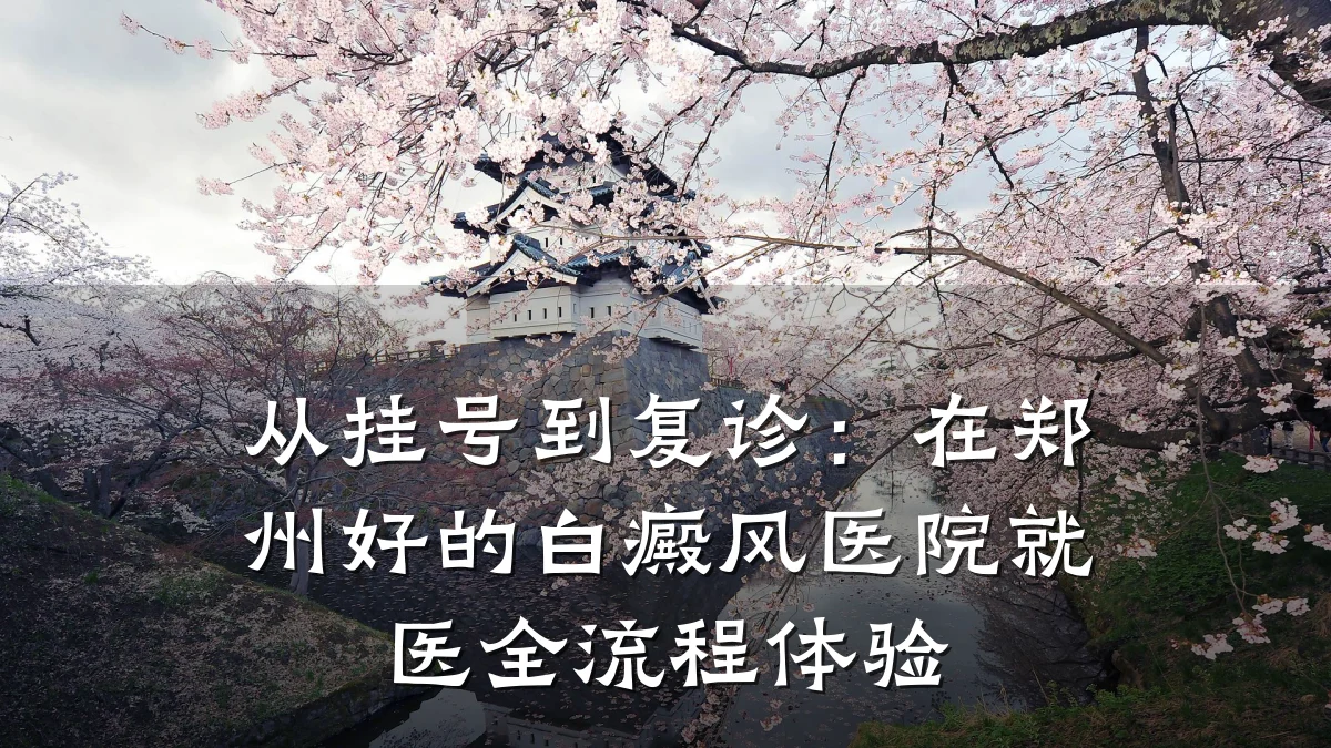 从挂号到复诊:在郑州好的白癜风医院就医全流程体验