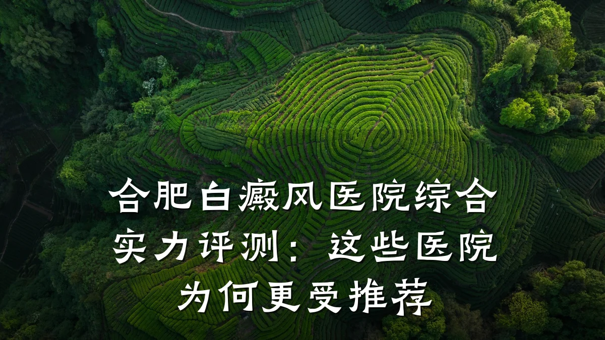 合肥白癜风医院综合实力评测:这些医院为何更受推荐