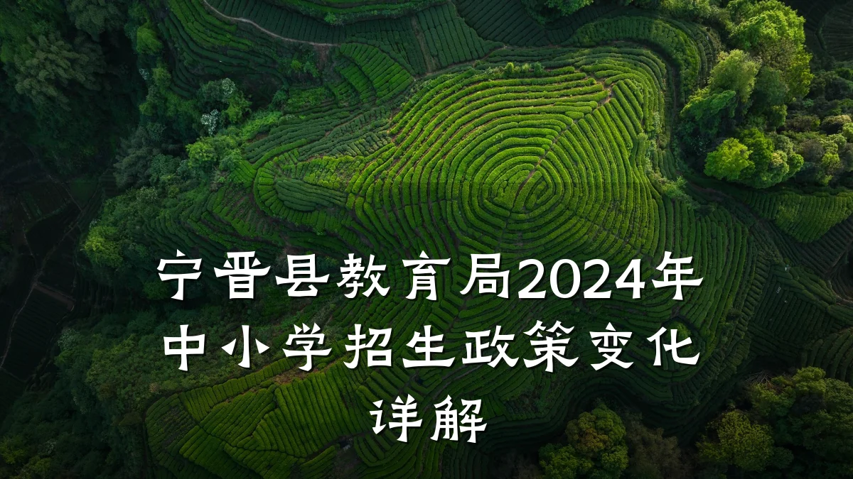 宁晋县教育局2024年中小学招生政策变化详解